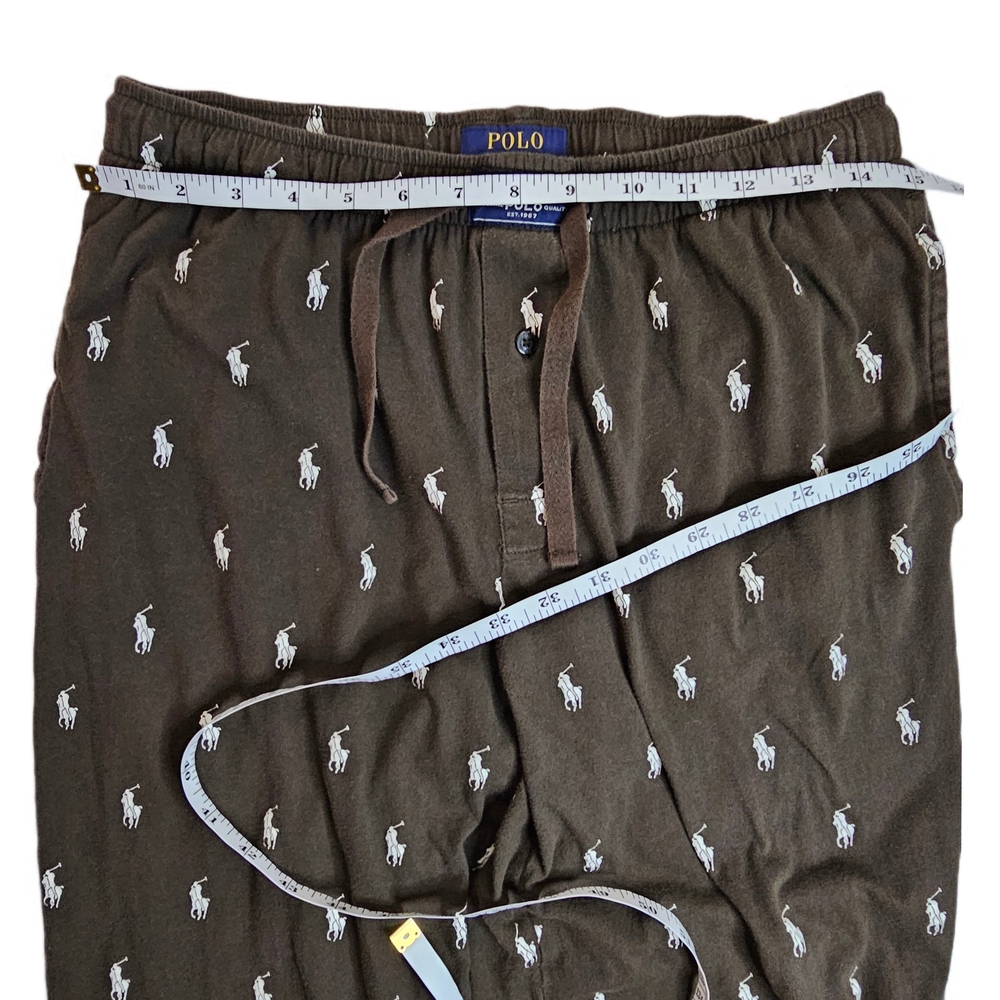 Polo Ralph Lauren Men's Allover Pony Cotton Sleep Jogger Pajama Pants - Picture 5 of 10